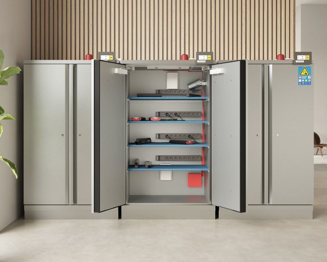 high security lithium battery storage